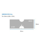 Zebra RFID, Label, Paper, 102 x 51mm; ZBR4000 / UCODE 8, Thermal Transfer, Z-Select 2000T, Coated, Permanent Adhesive, 76.2mm Core