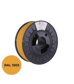 Tisková struna (filament) C-TECH PREMIUM LINE, PETG, signální žlutá, RAL1003, 1,75mm, 1kg