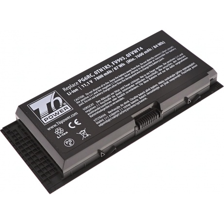Baterie T6 Power pro Dell Precision M6700, M6800, M4800, 7800mAh, 87Wh, 9cell