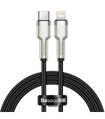 Baseus datový kabel Cafule USB-C/Lightning 1m PD 20W černý