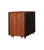 Digitus 17U SOUNDproof stojan, dřevěný dekor třešeň 1000x750x1130 mm, černý (RAL 9005)