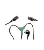 Digitus Napájecí kabel rozbočovací Y, CEE 7/7 (Typ-zastrčka) - 2x C13, 1,7 m, H05VV-F3G 1,0qmm / 0,75qmm, bl