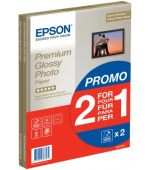 EPSON paper A4 - 255g/m2 - 2x15sheets - photo premium glossy (2 for 1 PROMO)