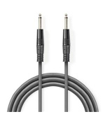 Nedis COTH23020GY30 - Vyvážený Audio Kabel | 6,35mm Zástrčka – 6,35mm Zástrčka | 3 m | Šedá barva