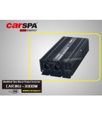 Měnič napětí Carspa CAR3KU-24 24V/230V+USB 3000W, modifikovaná sinus