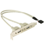 Záslepka do slotu se dvěma USB A konektory