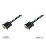 Digitus Prodlužovací kabel DVI, DVI (24 + 1) M / F, 10,0 m, DVI-D Dual Link, bl