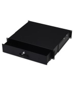 Digitus 19" uzamykatelný šuplík 3U barva černá RAL 9005 / výprodej