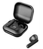 GEMBIRD Sluchátka FitEar-X100B, Bluetooth, TWS, černá
