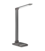 CONNECT IT BRIGHT stolní LED lampička, USB-A výstrup, ŠEDÁ