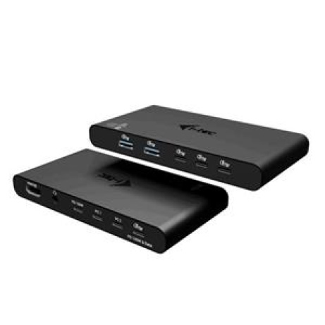 i-tec KVM Docking Station HDMI for 2 hosts, Power Delivery 2x 100W