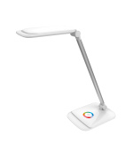 Platinet stolní LED lampa 18W stmívatelná, dotykové ovládání, USB port, bílá