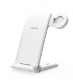 Nillkin PowerTrio 3v1 Bezdrátová Nabíječka pro Garmin Watch White