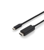 Digitus kabelový převodníkl USB typu C na HDMI 5,0 m, 4K/60Hz, 18 GB, CE, bl, zlacené konektory