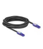Delock Síťový kabel RJ45, Cat.6, UTP, s výklopnými zástrčkovými konektory (180°), 5 m