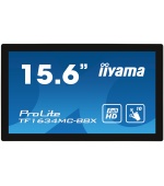 15,6" iiyama TF1634MC-B8X: IPS, FullHD, capacitive, 10P, 450cd/m2, VGA, DP, HDMI, IP65, černý