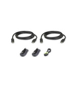 ATEN 1.8M USB DisplayPort Dual Display Secure KVM Cable Kit