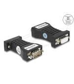 Delock Izolátor RS-232 D-Sub 9 samice na RS-232 D-Sub 9 samec TXD, RXD, DTR, DSR, GND galvanické oddělení 2,5 kV