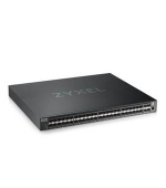 Zyxel XGS4600-52F L3 Managed Switch, 48 port Gig SFP, 4 dual pers. and 4x 10G SFP+, dual PSU