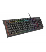 Hybridní mechanická klávesnice Genesis Thor 200 RGB, CZ/SK layout, 6-zónové podsvícení RGB, HUB