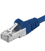 Premiumcord Patch kabel CAT6a S-FTP, RJ45-RJ45, AWG 26/7 7m, modrá