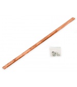 Vertikální zemnicí lišta 9U