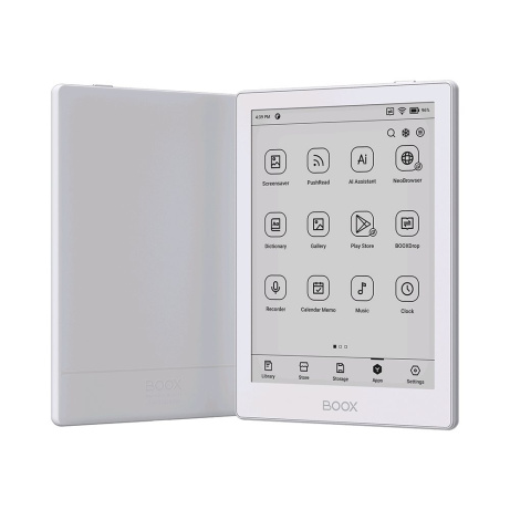 E-book ONYX BOOX GO 6, bílá, 6" Carta 1300, 32GB, Bluetooth, Android 11, E-ink displej