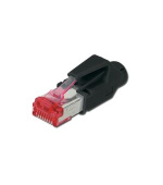 Digitus Modulární zástrčka RJ45 CAT 6, Hirose TM21 8P8C, stíněná, pro kulatý kabel, vč. krytky