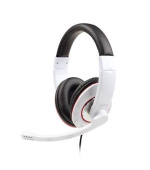 Gembird Sluchátka s mik MHS-001 Gaming glossy white
