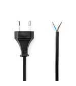 Nedis CEGL11700BK30 - Napájecí Kabel | Euro Zástrčka – Open | 3 m | Černá