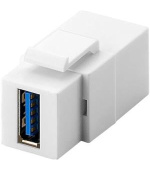 PremiumCord Keystone Modul 2x USB3.0 female, šířka 18,3 mm