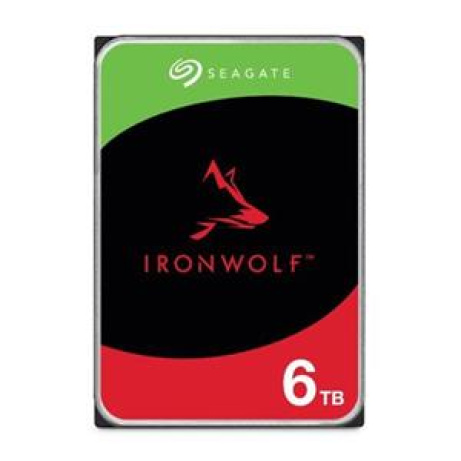Seagate IronWolf, NAS HDD, 6TB, 3.5", SATAIII, 256MB cache, 5.400RPM