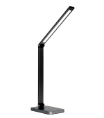Platinet PDL888B stolní LED lampa 10W stmívatelná, dotykové ovládání, bezdrátové nabíjení, USB port,