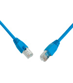 SOLARIX patch kabel CAT6 UTP PVC 0,5m modrý