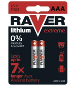 RAVER AAA Extreme lithiová - 2 ks