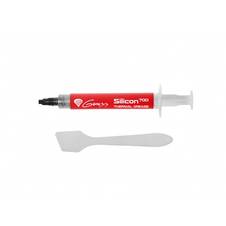 Teplovodivá pasta na CPU Genesis Silicon 700,  tep. vodivost 8.3 W.m, 2g