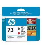 HP no 73 matná černá a chrom. červená tisk. hlava