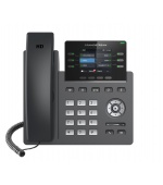 Grandstream GRP2613, 2.8" LCD bar. disp., 3 SIP, Gbit, PoE, 24dig. tl.,