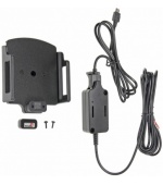Brodit držák do auta na mobilní telefon nastavitelný se skrytým nabíjením š.75-89 mm, tl.6-10mm