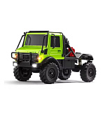 U4000 Unimog RC Crawler s kovovou kabinou - zelený