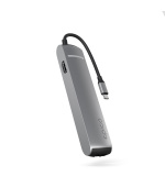Epico 6v1 Slim Hub 8K s USB-C konektorem - šedá