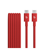 Beats 240W USB-C/USB-C Braided Cable (3m)- Red