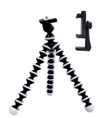 Cestovní stativ VIKING Tripod 4D/délka 25,5cm/pružná,odolná guma/max. zátěž 2kg/upínací šroub 1/4"
