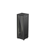 LANBERG 19" VOLNĚ STOJÍCÍ RACKOVÁ SKŘÍŇ 37U/600X600 (FLAT PACK) S PROSKLENÝMI DVEŘMI ČERNÁ