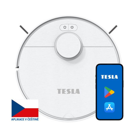 TESLA RoboStar iQ550laserový robotický vysavač (bílá barva)