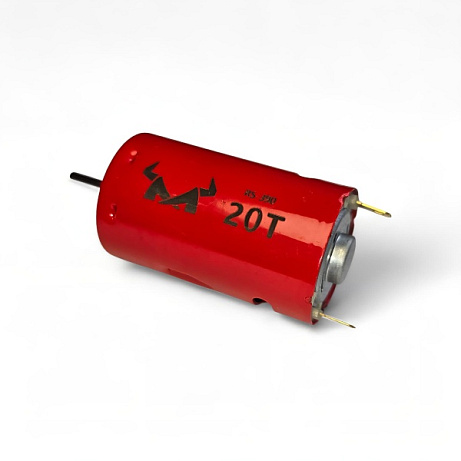 Stejnosměrný motor typu 390 s červeným krytem pro modely MN128, MN86 nebo G500