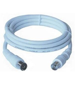 PremiumCord TV propojovací kabel M/F 75 Ohm 2m
