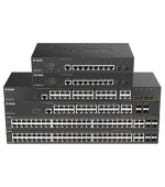 D-Link DGS-2000-28 24-port Gigabit Managed Switch plus 4 Combo 1000BaseT/SFP- 24 x 10/100/1000BASE-T ports- 4 x 100/
