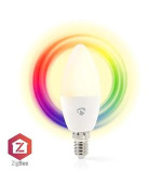 Nedis ZBLC10E14 - SmartLife Plnobarevná Žárovka| E14 | 4,9 W | 470 lm | RGB / Teplé až chladné bílé, F