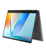 ASUS Vivobook 14 Flip - Intel Ultra 7 Processor 256V/16GB/1TB SSD/14"/WUXGA/OLED/Touch/2y PUR/Win 11 Pro/šedá